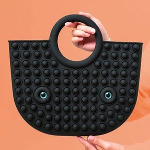 Pop Fashion Purse Fidget Toy Black